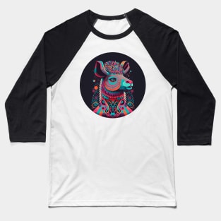 A llama having a blast at the Carnaval Baseball T-Shirt